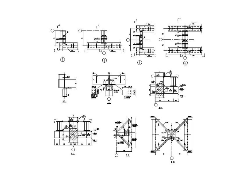 吊车梁详图CAD-吊车梁节点详图