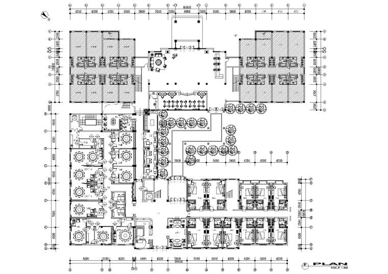 山庄规划图施工图资料下载-[江苏]宜兴南岳山庄酒店室内施工图+效果图