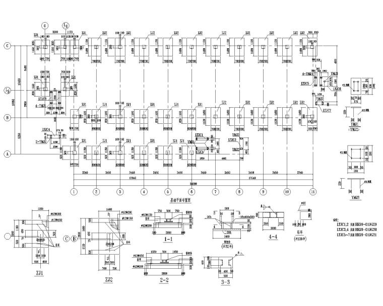 高层小区全套图纸cad资料下载-某钢结构住宅楼全套结构施工图（CAD）