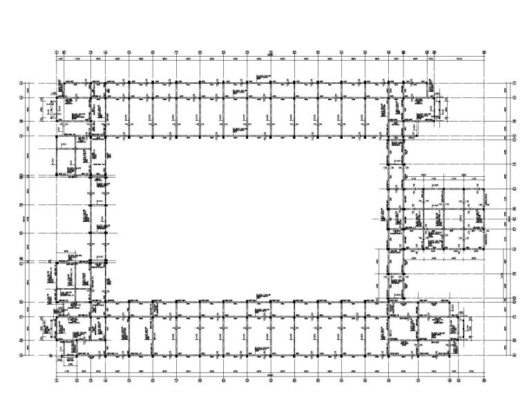 楼梯施工图cad参考图集资料下载-五层教学楼全套结构施工图（CAD）