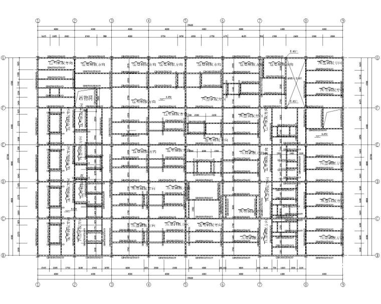 钢结构车间加工方案资料下载-某十一层钢结构加工车间结构施工图（CAD）