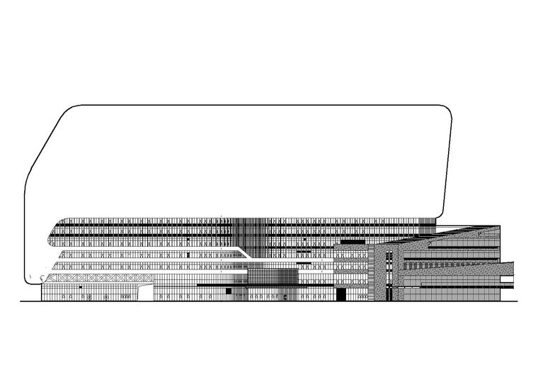 地下室建筑设计施工图资料下载-特大型企业医院地下室基坑支护建筑施工图