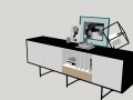 室内装修电视柜SU模型设计（6）