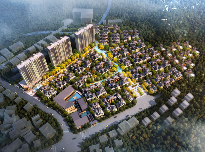 高档住宅方案设计资料下载-福州泰禾桂山项目规划方案设计文本(竞标)