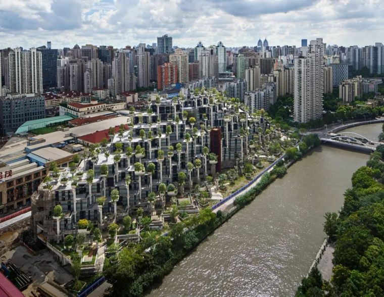 绿植阳台构造资料下载-地形设计又一创新，设计鬼才的“1000棵树”