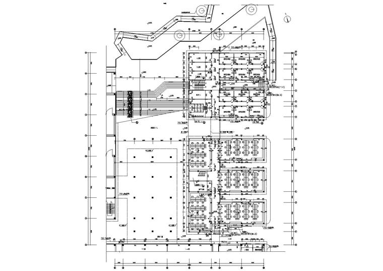 [湖南]吉首市黄永玉博物馆建筑项目施工图-Ⅱ区首层平面图