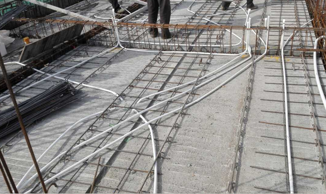 [上海]剪力墙结构装配式建筑施工组织设计-62叠合板钢筋绑扎