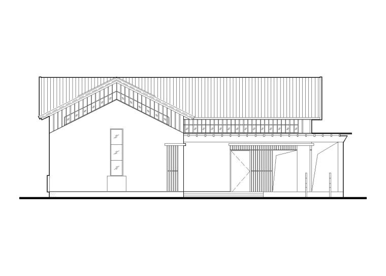 远香湖公园服务建筑资料下载-西湖公园厕所建筑施工图_附SU模型