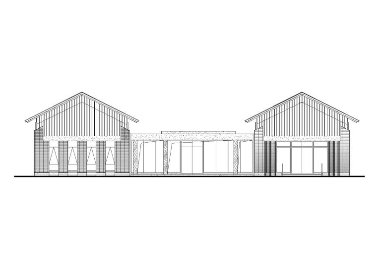 剖面su模型资料下载-百鸟轩建筑小品施工图设计_附SU模型