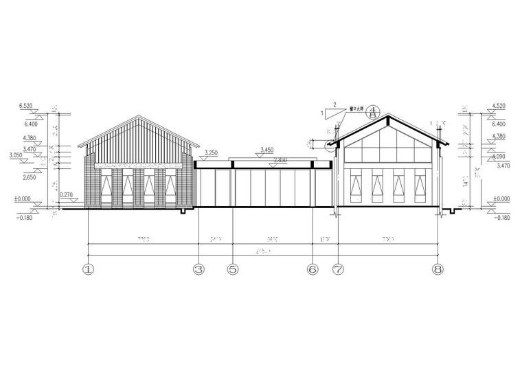 百鸟轩建筑小品施工图设计_附su模型