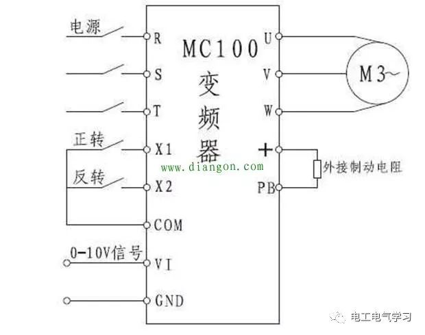 变频器接线和参数设置_2