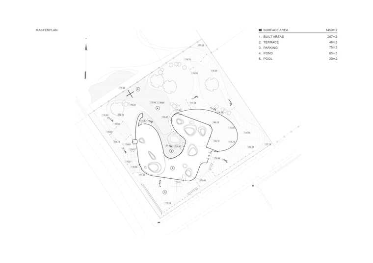 俄国景观中的房屋-Masterplan