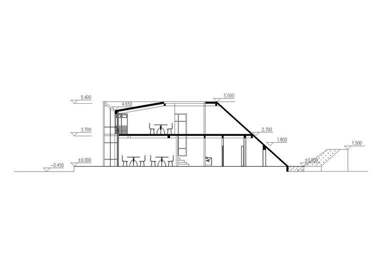 二层休息室建筑施工图设计-建筑小品-筑龙建筑设计论坛