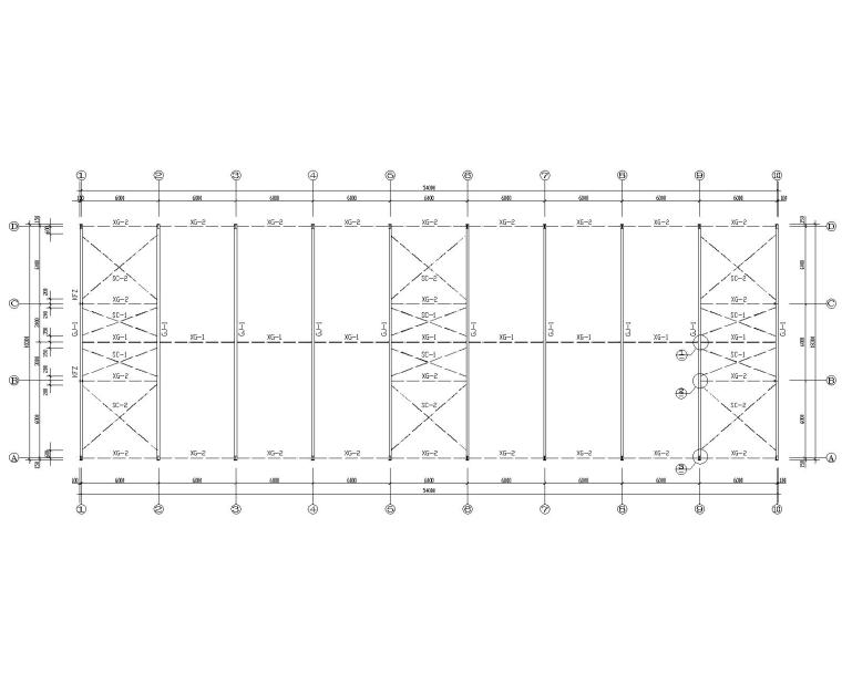 单跨刚结构厂房资料下载-18米单跨钢结构厂房结构施工图（CAD）