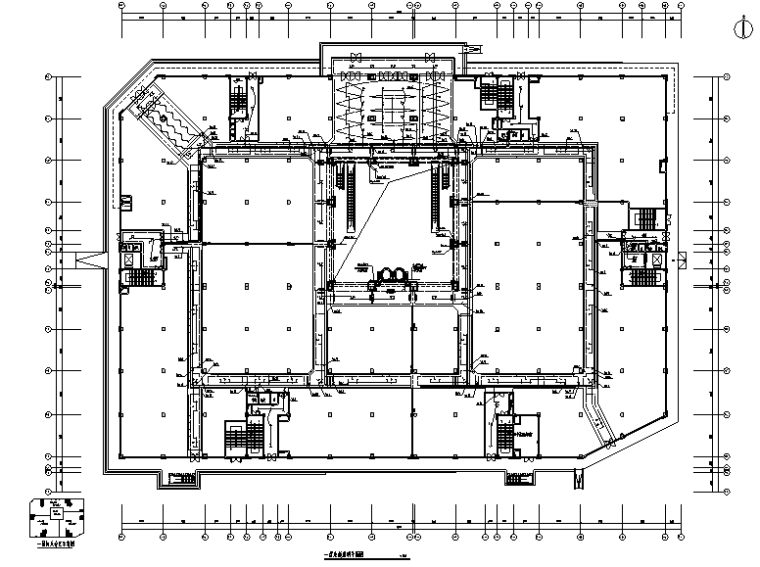 家居卖场高清手绘资料下载-江西大型家居卖场电气装饰装修施工图