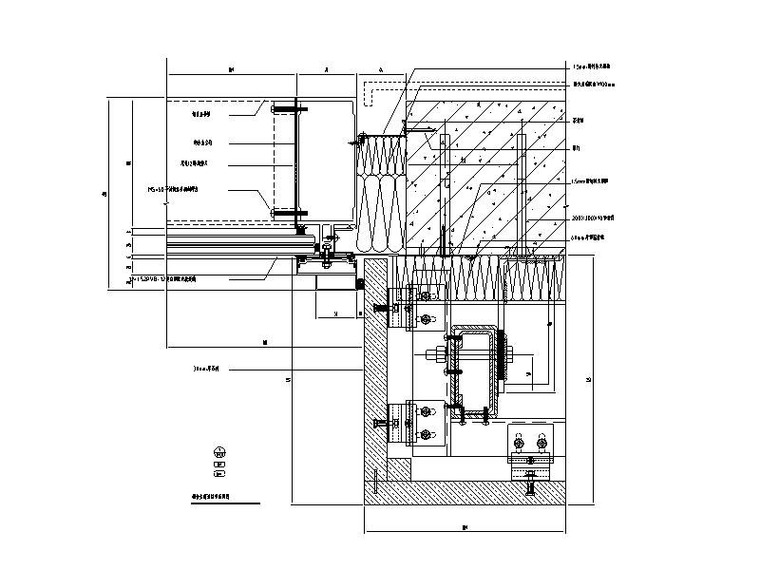 建筑移窗cad资料下载-铝合金窗节点_防火窗节点_地弹簧门节点CAD 