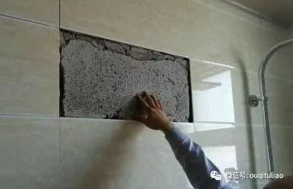 瓷砖的工艺资料下载-预防瓷砖空鼓脱落及瓷砖空鼓的常见原因解析