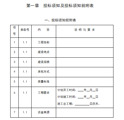 工程量清單計價施工招標文件範本-招投標文件-築龍工程造價論壇