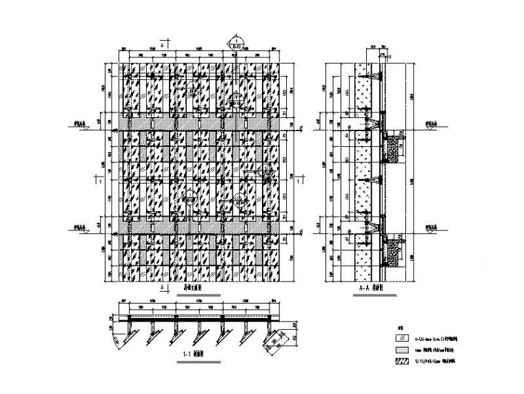 光电幕墙构造图资料下载-幕墙遮阳系统标准图CAD