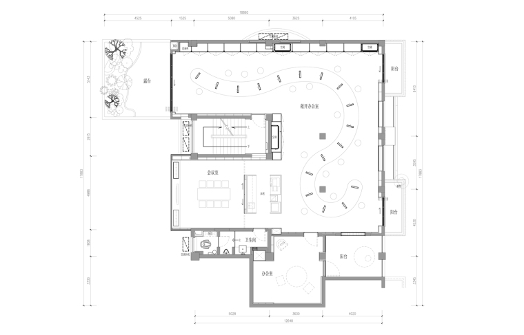 福建熊猫熊猫办公室-Floor_Plan