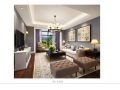荆州现代风格两居室样板房软装设计方案文本