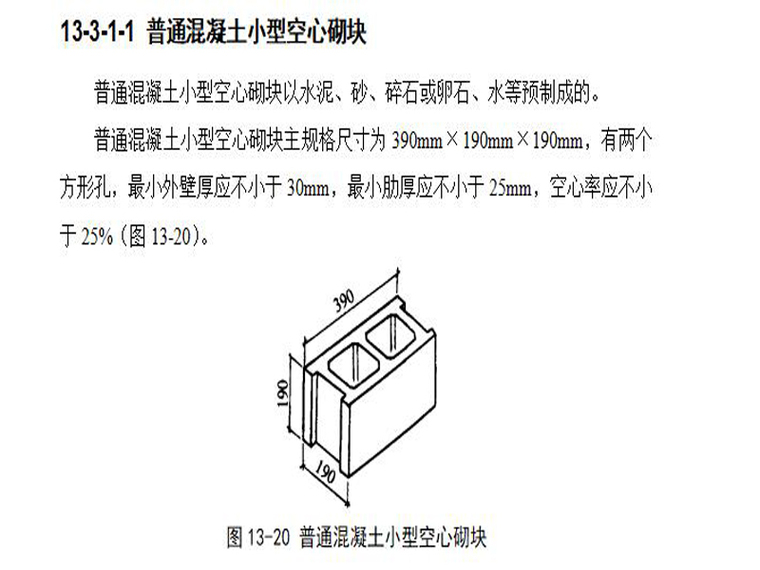 revit水泥空心砌块资料下载-混凝土小型空心砌块砌体工程