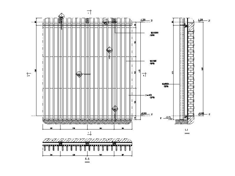铝合金封阳台cad资料下载-铝合金格栅系统标准图CAD