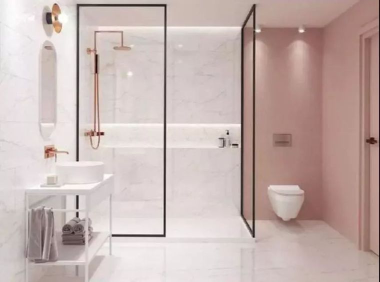 淋浴间施工细节资料下载-淋浴间施工细节防水处理卫生间超薄墙体做法