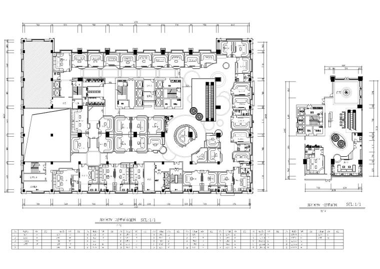 清水混凝土施工这群资料下载-[郑州]绿地峰会天下群楼KTV施工图+效果图