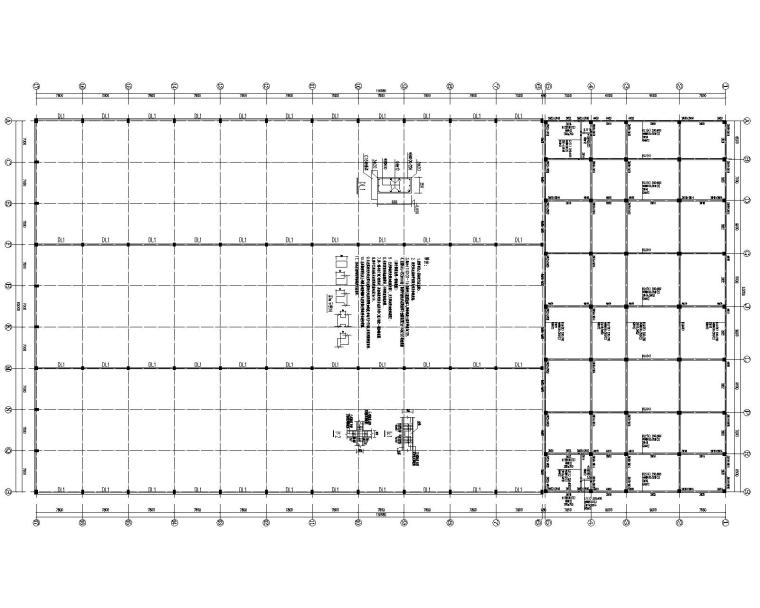 多层钢结构厂房设计图资料下载-某办公与钢结构厂房混合结构施工图（CAD）