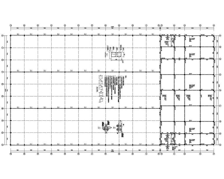 多层办公钢结构资料下载-某办公与钢结构厂房混合结构施工图（CAD）