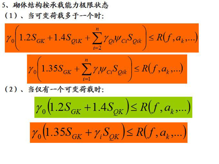 砌体局部受压承载力资料下载-砌体结构构件承载力的计算