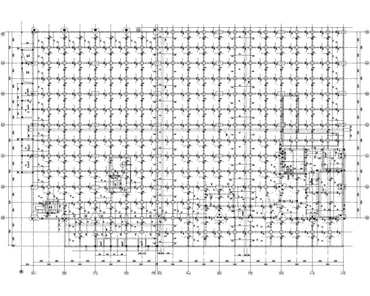 东北某钢结构厂房全套结构资料下载-某多跨钢结构厂房结构全套施工图（CAD）