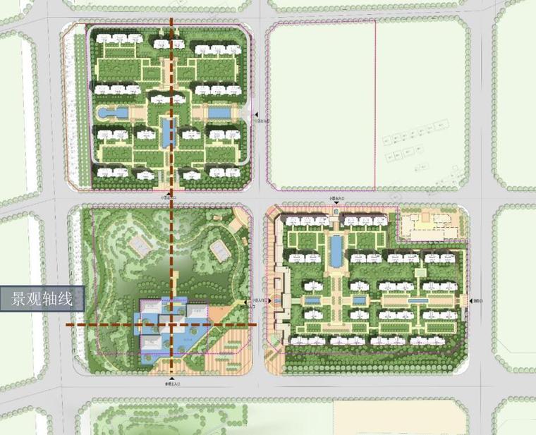 [江西]抚州特色文化小镇建筑概念方案-总平面图