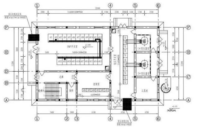 总配电房配电图资料下载-工业电气设计中各配电房如何布置？