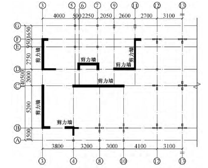 矩形钢管混凝土组合异形柱框架剪力墙结构