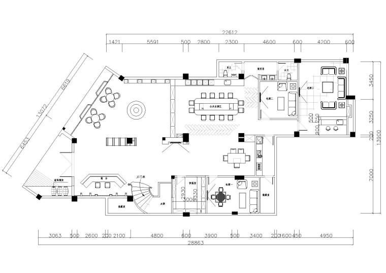 班布里奇岛木头住宅资料下载-[福建]新罗区布兰奇酒庄装修设计项目施工图