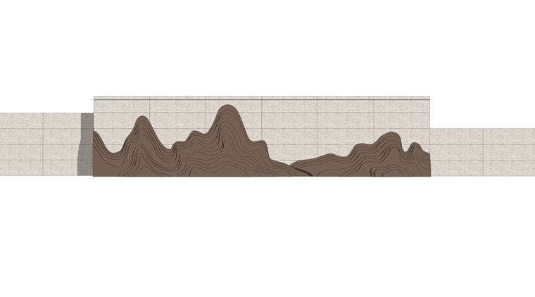 48个山水景墙山石片岩SU模型（3）-山水景墙山石片岩 (28)