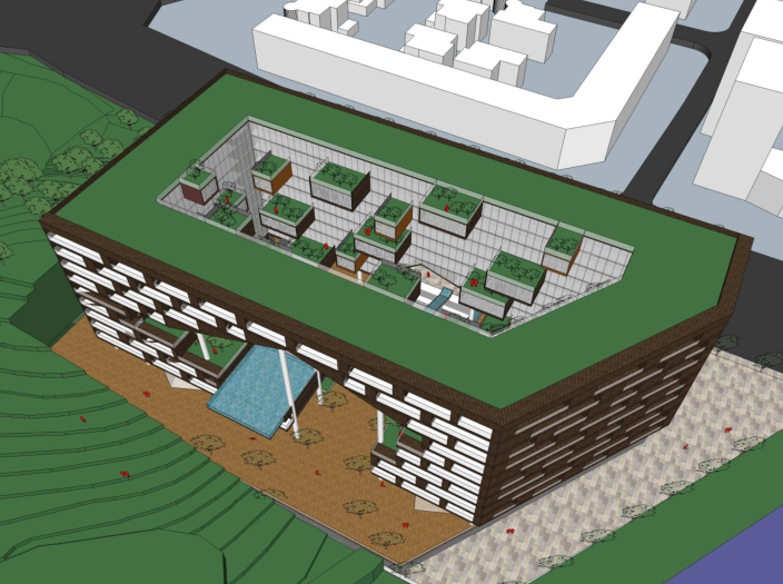 成都养老项目文本资料下载-[广东]深圳某养老用地住宅项目概念方案文本