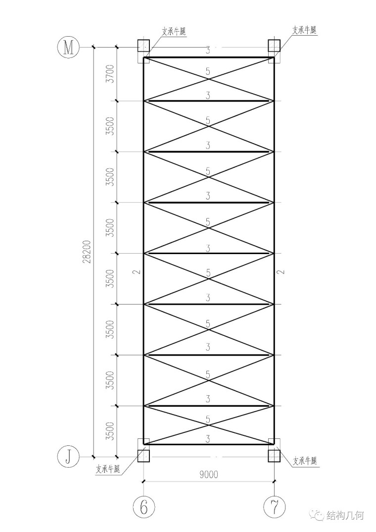 双塔大跨度宽体钢桁架连廊结构优化设计_4