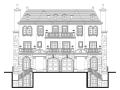 3层异形柱框架结构别墅建筑结构施工图
