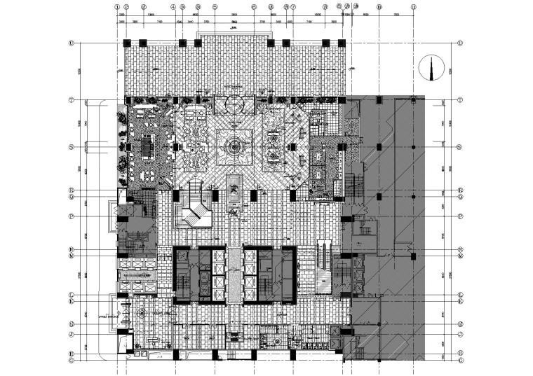 道路零星修补施工图资料下载-[广东]希尔顿商务酒店设计施工图+效果图