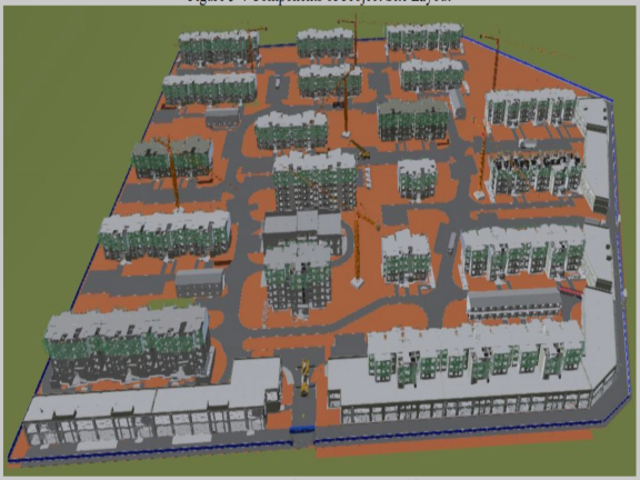 基于BIM的装配式混凝土建筑施工安全管理-项目施工场地布置 BIM 模型