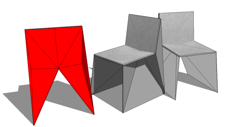 露天看台座椅模型下载资料下载-简约座椅模型设计（三）