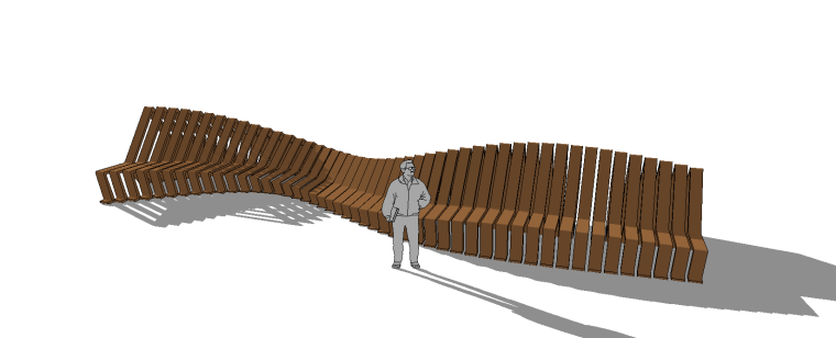 设计异形建筑资料下载-异形坐凳模型设计（一）