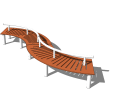 曲线座椅及种植池座椅（一）