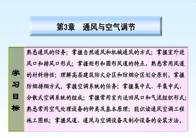 通风与空调全套资料下载-建筑设备工程通风与空气调节