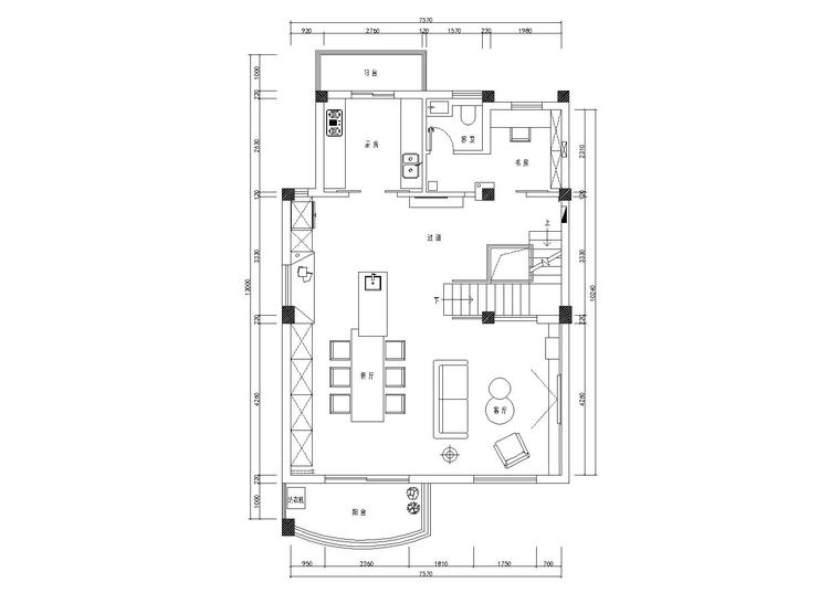 鸟瞰效果图ps配景资料下载-[江苏]-南京瑞景文华住宅施工图+效果图