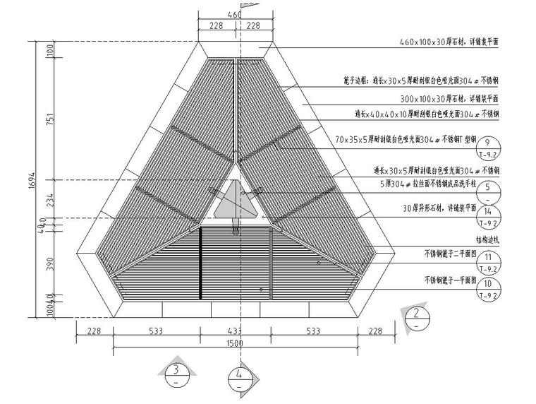 儿童洗手台su资料下载-园建标准构造图集|洗手台详图