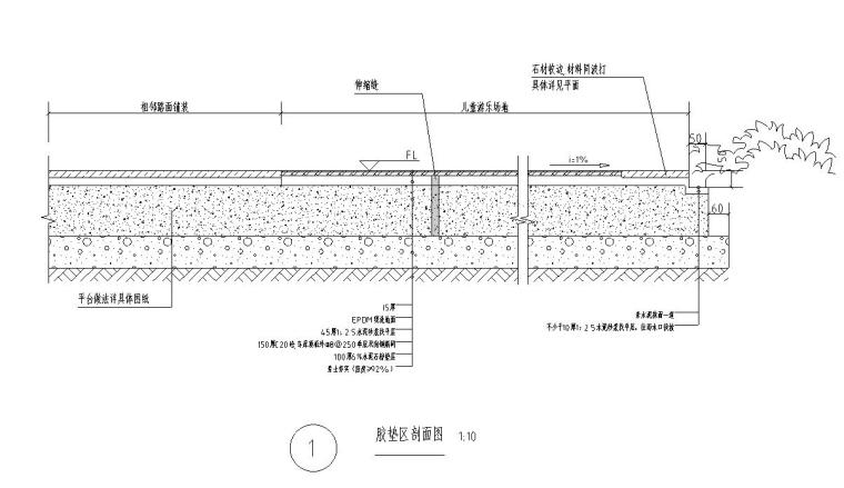 儿童场地施工详图dwg资料下载-园建标准构造图集|儿童区构造详图